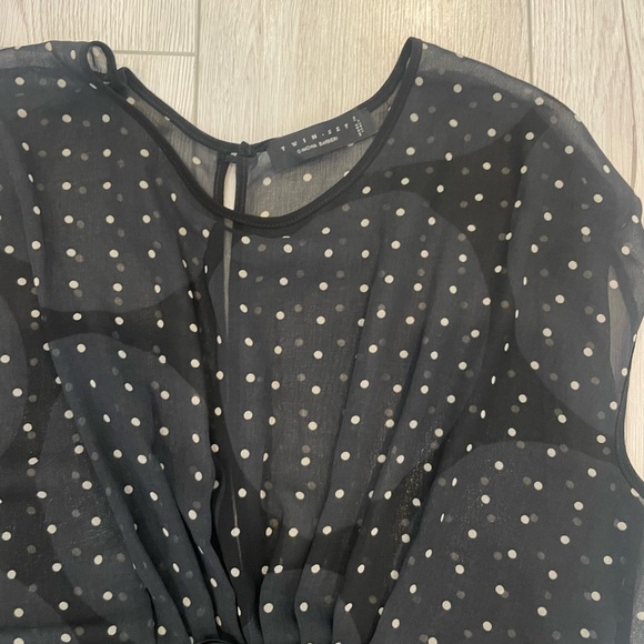 Twin-Set Short Sleeve Blouse - Picture 9 of 13